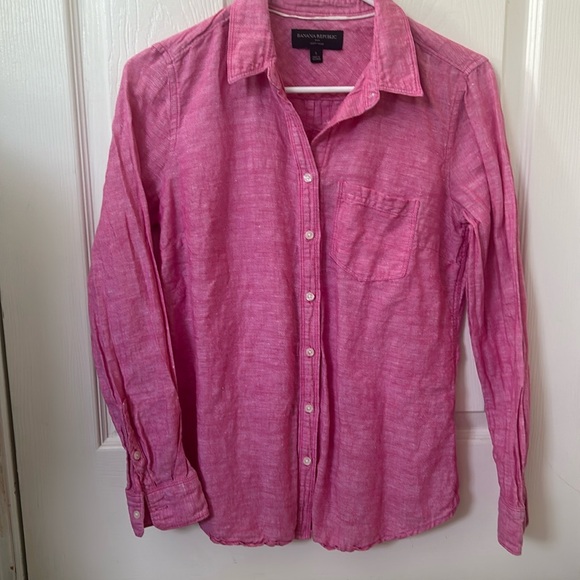 Banana Republic Soft Wash Linen - Picture 1 of 2